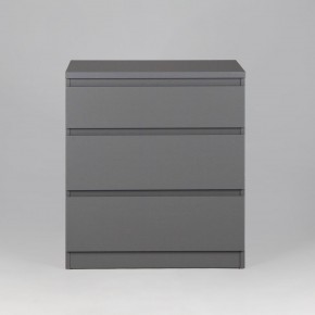 2.03.02.060.4 КАСТОР комод 3 ящика RU серый в Качканаре - kachkanar.ok-mebel.com | фото 2