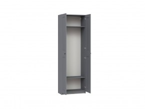 2.06.01.040.4 МАКС шкаф 2 двери 75х38х233 серый RU в Качканаре - kachkanar.ok-mebel.com | фото