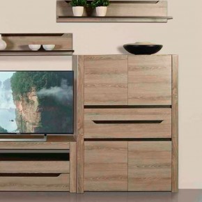 АФИНА А16а Шкаф МЦН Ясень Таормина в Качканаре - kachkanar.ok-mebel.com | фото 3