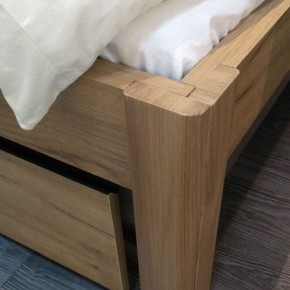 АФИНА А3 Кровать 1600 (крафт) в Качканаре - kachkanar.ok-mebel.com | фото 7