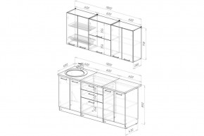 АНТИКА Кухонный гарнитур Макси 2 (1800 мм) в Качканаре - kachkanar.ok-mebel.com | фото 2