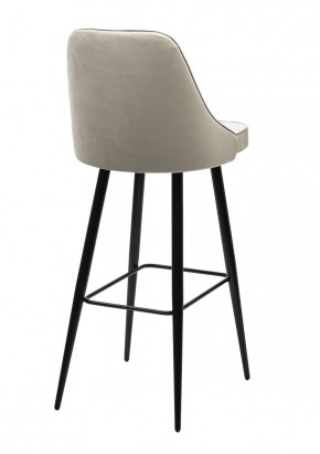 Барный стул NEPAL-BAR ЛАТТЕ #25, велюр/ черный каркас (H=78cm) М-City в Качканаре - kachkanar.ok-mebel.com | фото 2