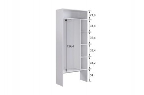 БАСКО Прихожая К11 (графит) в Качканаре - kachkanar.ok-mebel.com | фото 6