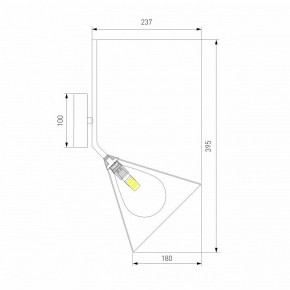 Бра Eurosvet Enigma 70161/1 черный в Качканаре - kachkanar.ok-mebel.com | фото 6