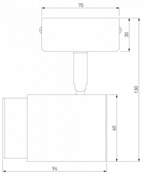 Бра Eurosvet Morgan 20124/1 белый/ черный в Качканаре - kachkanar.ok-mebel.com | фото 3