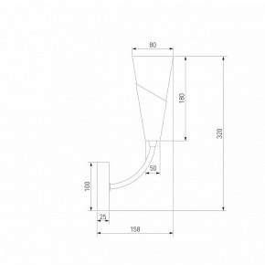 Бра Eurosvet Rhyton 60167/1 латунь в Качканаре - kachkanar.ok-mebel.com | фото 5