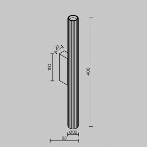 Бра Maytoni Calipso C082WL-12W2.7K-B в Качканаре - kachkanar.ok-mebel.com | фото 4