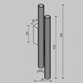 Бра Maytoni Calipso C082WL-24W2.7K-B в Качканаре - kachkanar.ok-mebel.com | фото 5