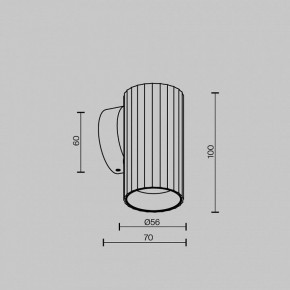 Бра Maytoni Calipso C106WL-01-GU10-B в Качканаре - kachkanar.ok-mebel.com | фото 6