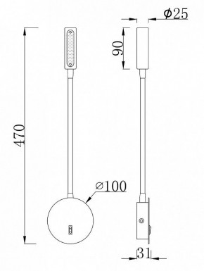 Бра Maytoni Stem C035WL-L3B3K в Качканаре - kachkanar.ok-mebel.com | фото 7