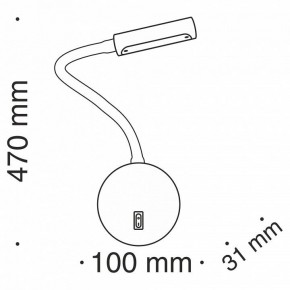 Бра Maytoni Stem C035WL-L3CH3K в Качканаре - kachkanar.ok-mebel.com | фото 6