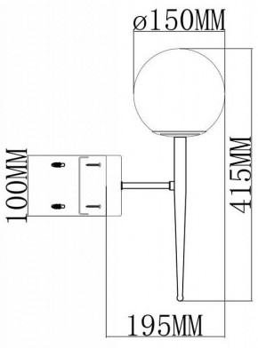 Бра Moderli Scrumbel V11562-1W в Качканаре - kachkanar.ok-mebel.com | фото 6