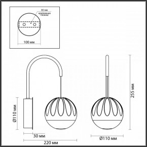 Бра Odeon Light Sono 5101/5WL в Качканаре - kachkanar.ok-mebel.com | фото 4