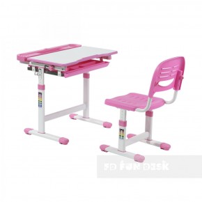 Комплект парта + стул трансформеры Cantare Pink в Качканаре - kachkanar.ok-mebel.com | фото 2