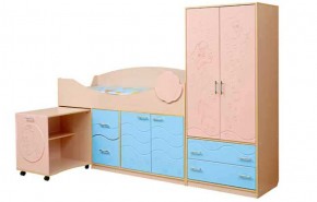 Набор мебели для детской Юниор -12.2 (700*1860) МДФ матовый в Качканаре - kachkanar.ok-mebel.com | фото 1