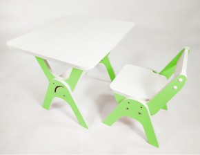 Детский растущий стол-парта и стул Я САМ "Умка" (Зеленый) в Качканаре - kachkanar.ok-mebel.com | фото