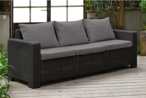 Диван Калифорния 3-х местный (California 3 Sofa), графит в Качканаре - kachkanar.ok-mebel.com | фото