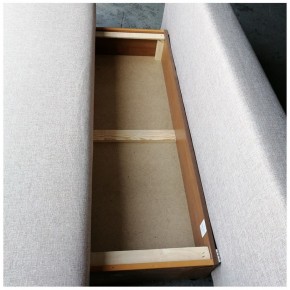 Диван-кровать Комфорт без подлокотников BALTIC AZURE (2 подушки) в Качканаре - kachkanar.ok-mebel.com | фото 6