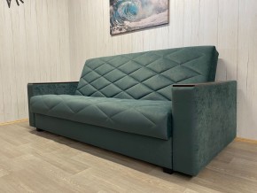 Диван Престиж-15 (НПБ+МДФ) велюр Sensey bottle green в Качканаре - kachkanar.ok-mebel.com | фото 3