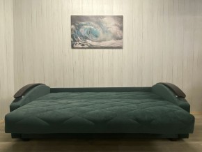 Диван Престиж-16 (НПБ+МДФ) велюр Sensey bottle green в Качканаре - kachkanar.ok-mebel.com | фото 3