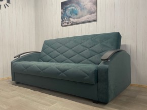 Диван Престиж-16 (НПБ+МДФ) велюр Sensey bottle green в Качканаре - kachkanar.ok-mebel.com | фото 4