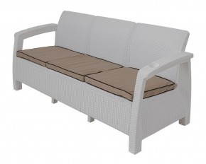 Диван Yalta Premium Sofa 3 Set (Ялта) белый (+подушки под спину) в Качканаре - kachkanar.ok-mebel.com | фото 1