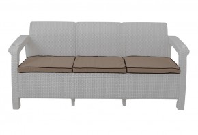 Диван Yalta Premium Sofa 3 Set (Ялта) белый (+подушки под спину) в Качканаре - kachkanar.ok-mebel.com | фото 2