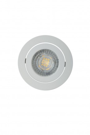 DK2017-WH Встраиваемый светильник, IP 20, 50 Вт, GU10, белый, алюминий в Качканаре - kachkanar.ok-mebel.com | фото