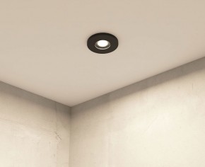 DK2036-BK Встраиваемый светильник влагозащ., IP 44, до 15 Вт, GU10, LED, черный, алюминий в Качканаре - kachkanar.ok-mebel.com | фото 7