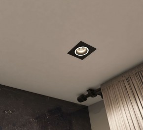 DK2061-BK Встраиваемый светильник IP 20, до 15 Вт, GU10, LED, черный, алюминий в Качканаре - kachkanar.ok-mebel.com | фото 4