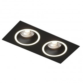 DK2062-BK Встраиваемый светильник, IP 20, до 15 Вт, GU10, LED, черный, алюминий в Качканаре - kachkanar.ok-mebel.com | фото