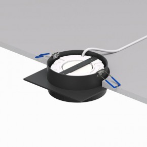 DK2091-BK Встраиваемый светильник FLAT, IP 20, до 15 Вт, GX53, LED, черный, алюминий в Качканаре - kachkanar.ok-mebel.com | фото 4