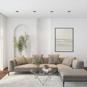 DK2091-BK Встраиваемый светильник FLAT, IP 20, до 15 Вт, GX53, LED, черный, алюминий в Качканаре - kachkanar.ok-mebel.com | фото 5