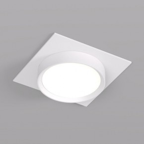 DK2091-WH Встраиваемый светильник FLAT, IP 20, до 15 Вт, GX53, LED, белый, алюминий в Качканаре - kachkanar.ok-mebel.com | фото