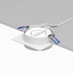DK2091-WH Встраиваемый светильник FLAT, IP 20, до 15 Вт, GX53, LED, белый, алюминий в Качканаре - kachkanar.ok-mebel.com | фото 4