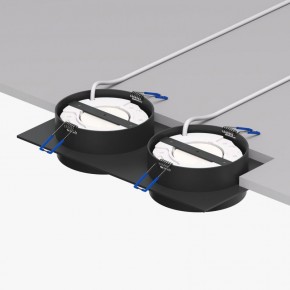 DK2092-BK Встраиваемый светильник FLAT, IP 20, до 15 Вт, GX53, LED, черный, алюминий в Качканаре - kachkanar.ok-mebel.com | фото 2