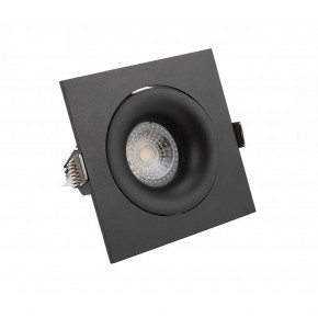 DK2121-BK Встраиваемый светильник, IP 20, 50 Вт, GU10, черный, алюминий в Качканаре - kachkanar.ok-mebel.com | фото