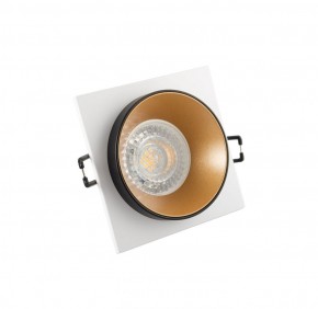 DK2402-GD Встраиваемый светильник, IP 20, 50 Вт, GU10, черный/золотой, алюминий в Качканаре - kachkanar.ok-mebel.com | фото
