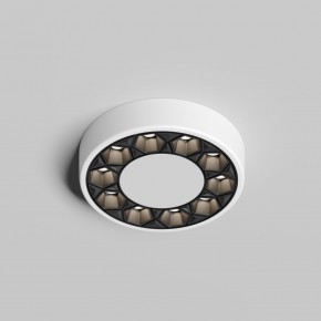 DK2440-WB Встраиваемый светильник DUAL 5+5 Вт, LED 4000K, IP 20, d90mm, белый/черный, алюминий/акрил в Качканаре - kachkanar.ok-mebel.com | фото 3