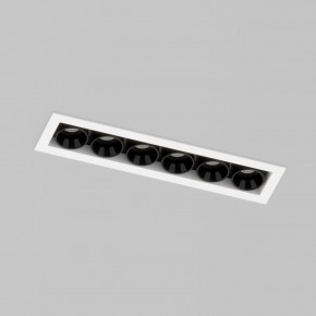DK2514-WB Встраиваемый светильник SPACE со светодиодом L126mm 220V 10W 38° 4000К IP20 белый/черный алюминий в Качканаре - kachkanar.ok-mebel.com | фото 2