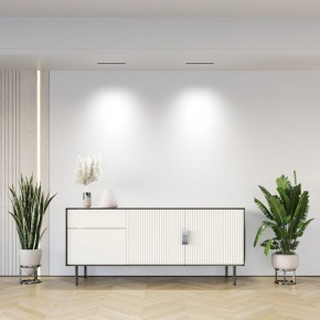 DK2515-WB Встраиваемый светильник SPACE со светодиодом L240mm 220V 20W 38° 4000К IP20 белый/черный алюминий в Качканаре - kachkanar.ok-mebel.com | фото 7