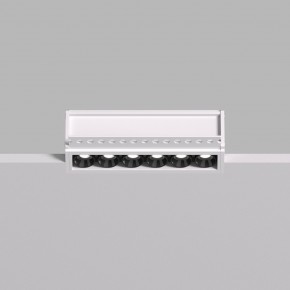 DK2531-WB Встраиваемый светильник SPACE со светодиодом под шпатлевку L126mm 220V 10W 38° 4000К IP20 белый/черный алюминий в Качканаре - kachkanar.ok-mebel.com | фото 3