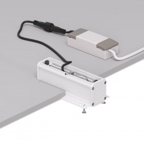 DK2531-WB Встраиваемый светильник SPACE со светодиодом под шпатлевку L126mm 220V 10W 38° 4000К IP20 белый/черный алюминий в Качканаре - kachkanar.ok-mebel.com | фото 5