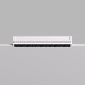 DK2532-WB Встраиваемый светильник SPACE со светодиодом под шпатлевку L240mm 220V 20W 38° 4000К IP20 белый/черный алюминий в Качканаре - kachkanar.ok-mebel.com | фото 3