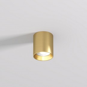 DK2610-SB Накладной светильник SHINE TUBE со светодиодом, D70*H80, IP20, 3000К, 10W, RA?90, сатинированная латунь, алюминий в Качканаре - kachkanar.ok-mebel.com | фото