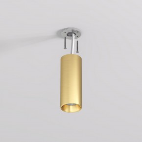 DK2615-SB Накладной светильник SHINE TUBE со светодиодом, D45*H115, IP20, 3000К, 7W, RA?90, сатинированная латунь, алюминий в Качканаре - kachkanar.ok-mebel.com | фото 3