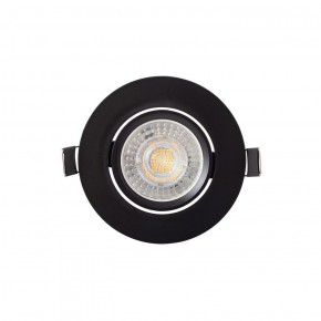 DK3020-BK Встраиваемый светильник, IP 20, 10 Вт, GU5.3, LED, черный, пластик в Качканаре - kachkanar.ok-mebel.com | фото 3