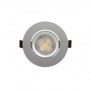 DK3020-CM Встраиваемый светильник, IP 20, 10 Вт, GU5.3, LED, серый, пластик в Качканаре - kachkanar.ok-mebel.com | фото 1