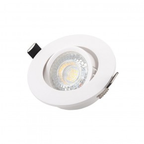 DK3020-WH Встраиваемый светильник, IP 20, 10 Вт, GU5.3, LED, белый, пластик в Качканаре - kachkanar.ok-mebel.com | фото 3