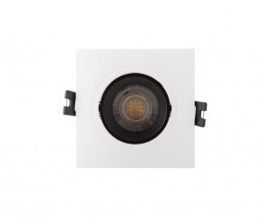 DK3021-WB Встраиваемый светильник, IP 20, 10 Вт, GU5.3, LED, белый/черный, пластик в Качканаре - kachkanar.ok-mebel.com | фото 1